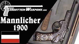 Pistols for Royalty the Mannlicher 1900 Standard and Magnificently Engraved [upl. by Ibrahim]