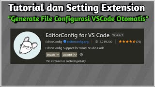 Extension EditorConfig for VS Code  Tutorial amp Settings [upl. by Paxton]