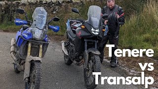 Tenere 700 and Transalp 750 Green Laning  Salter Fell  Trail Riding  Lancashire Green Lanes [upl. by Hajidak870]