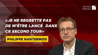 Philippe Nantermod «Je ne regrette pas de m’être lancé dans ce second tour» [upl. by Kelwunn]