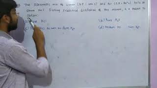 The Azeotropic mixture of water BP100°C and HClBP86°C boils about 120°C  Shan chemistry [upl. by Anij]