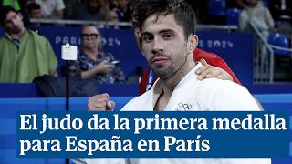 Fran Garrigós rompe la maldición del judo y logra un bronce en París quotEra mi sueño de pequeñoquot [upl. by Romaine628]