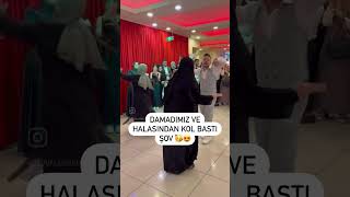 Damadımız ve halasından kolbastı şov 🥳😍 keşfet dance düğün love öneçıkar trending duet [upl. by Ykceb]