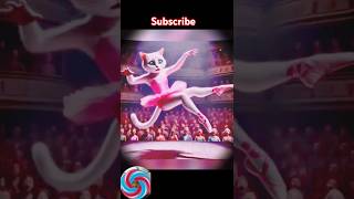 can the amputee kitten stills dance 💃cute cat kitten catlover cartoon trending shortsfeed ⚘🤷😹 [upl. by Yarg672]