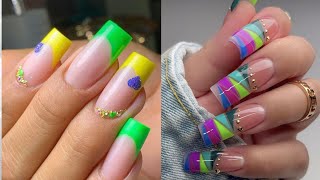 beautifuf nail art design 2024 easy nail art compilationidée ongles [upl. by Armington168]