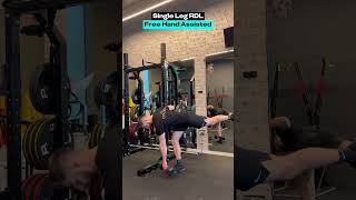 Single Leg RDL Free Hand Assisted triathlon strengthtraining [upl. by Zora]