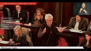 Intervento di Monguzzi Carlo Europa Verde al consiglio dell 11 Novembre 2024 [upl. by Feodore]