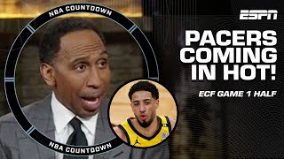 Pacers are HOT RIGHT NOW NO QUESTION ABOUT IT  Stephen A 🔥  NBA Halftime [upl. by Eniledgam]