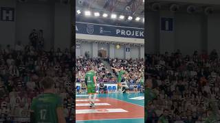 Miguel Tavares and his 400th point in PlusLiga 💥 volleyball plusliga [upl. by Trilley]