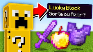 minecraft mas MOBS SÃO LUCKY BLOCKS [upl. by Hannasus]