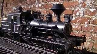 Video 80 Bachmann Hiestler G Scale Radio controlled locomotive with sound [upl. by Goraud]