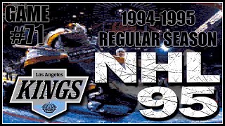 NHL 95  71 OF 84  LOS ANGELES KINGS  19941995 REGULAR SEASON [upl. by Narak943]