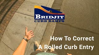 Correct Your Rolled Curb With A BRIDJIT Curb Ramp [upl. by Orlando]