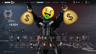 HUSH THE HEIST LEADER COD WARZONE ULTRA 4K HD SUPER DUPER REALISTIC [upl. by Kyte]