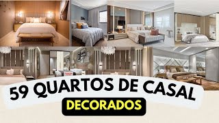 59 IDEIAS DE QUARTO DE CASAL DECORADO DO SIMPLES AO MODERNO [upl. by Odnalref816]