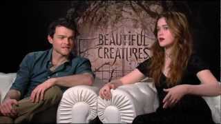 Beautiful Creatures  Alden Ehrenreich amp Alice Englert Generic Interview [upl. by Bone]