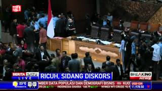 Breaking News Paripurna Ricuh Sidang Diskors [upl. by Hewett124]