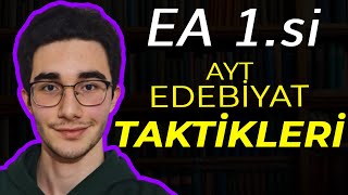 YKS 1sinden AYT EDEBİYAT FULLETEN TAKTİKLER [upl. by Utter]