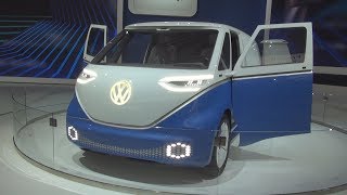 Volkswagen ID Buzz Cargo Concept Van Exterior and Interior [upl. by Oiramrej]