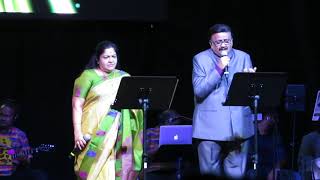 Anjali Anjali Pushpaanjali  Duet  SPB Chitra live [upl. by Laurentia]