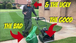 How to RAKE your LAWN with the ALLETT Scarifer attatchment [upl. by Saddler]