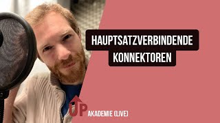 Hauptsatzverbindende Konnektoren  LevelUp German Akademie live [upl. by Phaih]