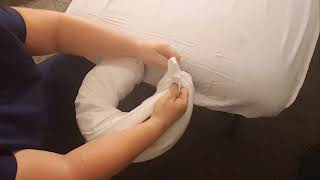 Pillow Case Cover Set up Ideas For Your Massage Table Head Rest Face Cradle [upl. by Charlie]