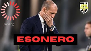 ESONERO ALLEGRI Riunione dURGENZA tra i vertici Bianconeri Decisione comunicata al Mister [upl. by Nivan]