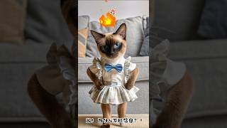 Cat couple quarreling cat funny pets ai couple [upl. by Iatnwahs]