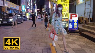 4K 불금 하단역과 동아대 앞 걷기 On Friday I walked around Hadan Station and in front of DongA University [upl. by Jepum]