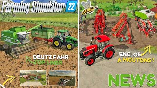 Farming Simulator 22 NEWS  8 NOUVEAUX SCREENSHOTS INGAMES ABEILLES Nouvelle MARQUE FS22 NEWS [upl. by Ediva463]