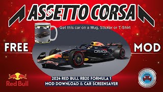 FREE Assetto Corsa Car Mods  Red Bull RB20 Formula 1 2024 29 More F1 Cars assettocorsa acmods [upl. by Gombach]