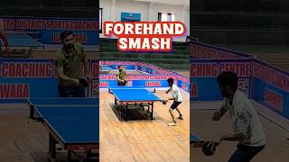 Forehand Smash in Table Tennis 🏓 Forehand Shot in Ping Pong 😮 [upl. by Helmut273]