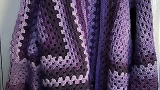 ADULT HEXAGON CARDIGAN LONG METELLUS CROCHET [upl. by Mccollum300]