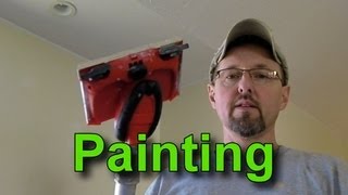 How to Use a Paint Edger and Paint a Wall with a Vaulted Ceiling [upl. by Efi]