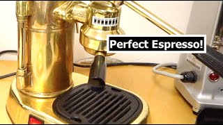 A Perfect Espresso  La Pavoni Pro [upl. by Ensign]