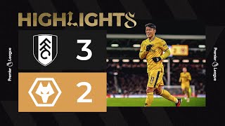 Late penalty defeat  Fulham 32 Wolves  Highlights [upl. by Neyugn48]