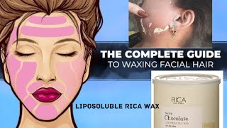 Easy Rica Facial Waxing 🧏 [upl. by Fleeta]