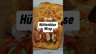 Gesundes Rezept LowCarb High Protein  viraler Hüttenkäse Wrap [upl. by Holzman798]