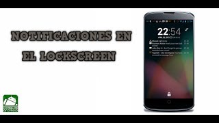 Como poner notificaciones en la pantalla de bloqueo [upl. by Rabma761]