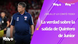 ¡Lo reveló todo Bolillo Gómez contó como se dio la salida de Juan Fernando Quintero de Junior [upl. by Azelea]