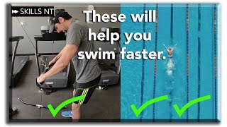 25 gym exercises to help you swim faster Workout 10 Free PDF guide [upl. by Obadiah981]