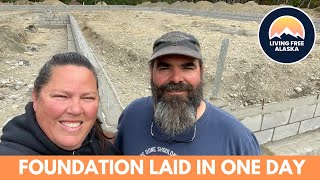 FOUNDATION in DONE amp We MOVE onto our Alaskan Homestead FULL TIME [upl. by Wini59]