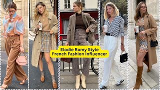 Elodie Romy Style  Dress Like a Parisian French Style Guide  Parisian Vibe [upl. by Nyllaf]