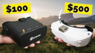 Cheap vs Expensive FPV Goggles  Whats the Difference [upl. by Shantee775]