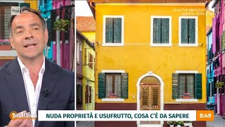 Nuda proprietà e usufrutto cosa cè da sapere  Unomattina 16042024 [upl. by Dlanar223]