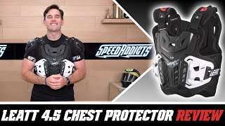 Leatt 45 Chest Protector Review at SpeedAddictscom [upl. by Bekaj775]