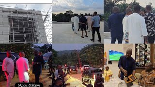 OBI CUBANA inspects ANAMBRA MANSION WITH HELIPAD [upl. by Safoelc]