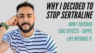 Why I decided to stop sertraline how I tapered off and side effects [upl. by Rednirah]