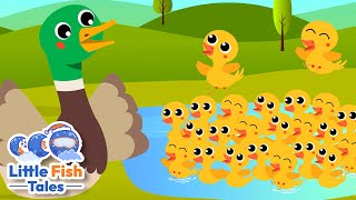 500 Ducks  Kids Songs Hindi  Little Fish Tales  duck [upl. by Nothgierc]